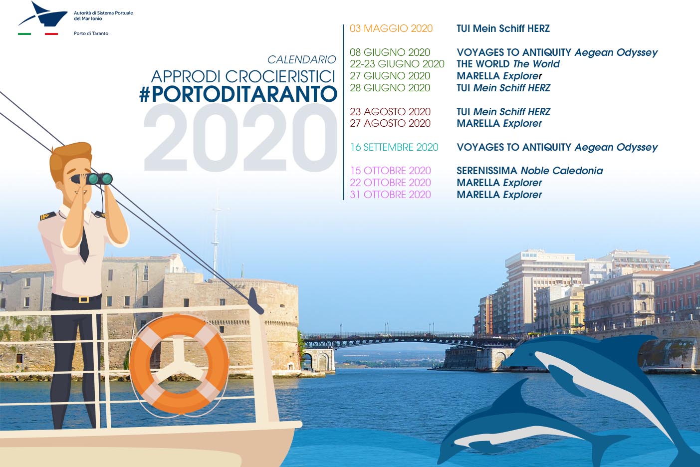 calendario approdi2020